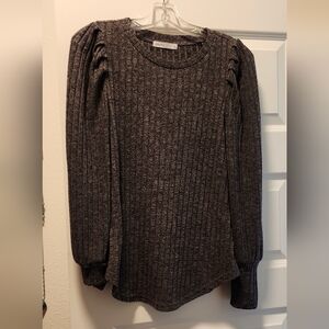 Ribbed Long Sleeve Sweater